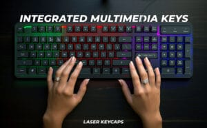Zebronics Transformer K1 Gaming Keyboard – Laser Keycaps