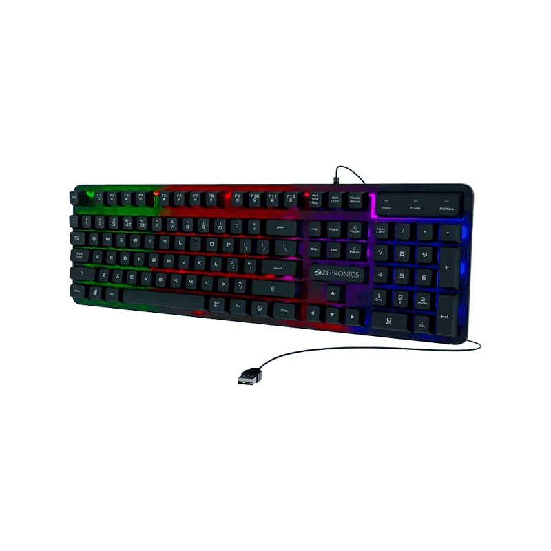 Zebronics Transformer K1 Gaming Keyboard 104 Keys