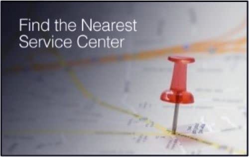 Epson EcoTank Printer Service Center Locator Map with Pin