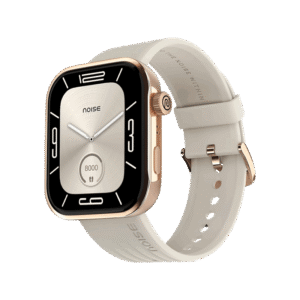 Noise ColorFit Pro 5 beige/cream silicone strap