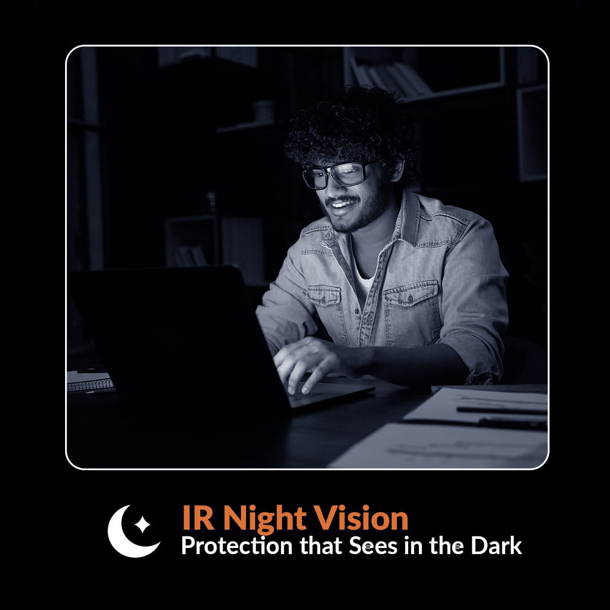 Smart CCTV Camera with IR Night Vision providing protection that sees in the dark