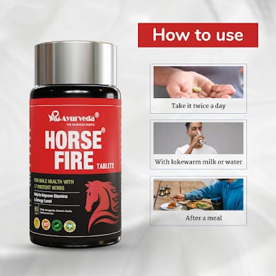 Horse Fire Tablets usage guide with dosage steps