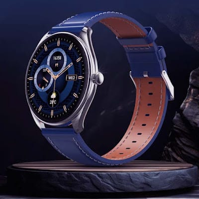 Pebble Royale Legend Smartwatch – Slim AMOLED Watch with BT Calling