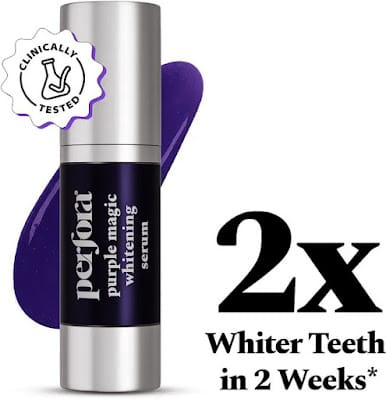 Perfora Purple Teeth Whitening Toothpaste Serum-30ml, Enamel Safe Kit