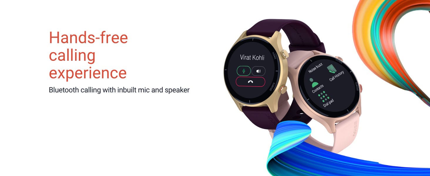 Noise Twist Round Dial Smart Watch – Hands‑Free Calling Noise Twist Smart Watch – Bluetooth Calling, Inbuilt Mic & Speaker, Hands‑Free Experience