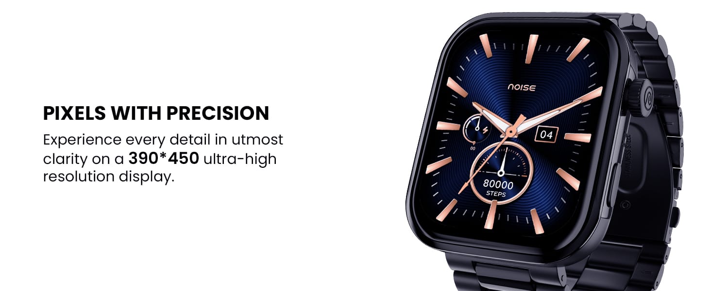 Noise Premium Smartwatch with Precision Display Noise Smartwatch Ultra-High Resolution Display