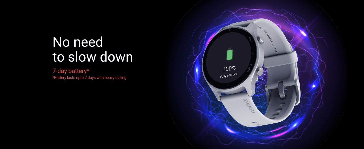 Noise Twist Round Dial Smart Watch – No Need to Slow Down Noise Twist Smart Watch – 7 Day Battery Life, Long‑Lasting Performance, Fully Charged Durability