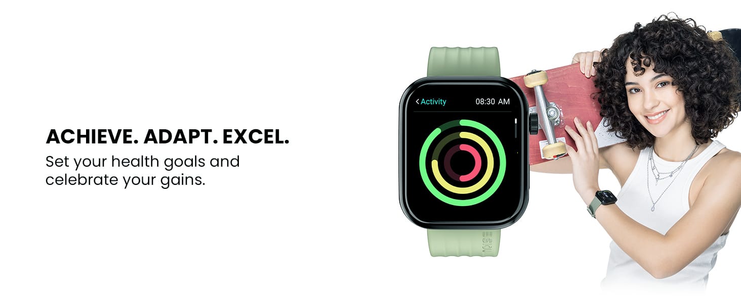 Noise Smartwatch Health Goals and Activity Rings Noise Smartwatch Fitness Tracking with Active Lifestyle