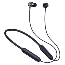 Kratos Black Bluetooth Neckband 55H Playtime Deep Bass
